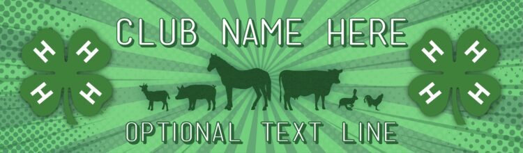 4-h vinyl banner