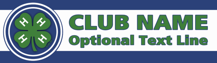 4-h vinyl banner