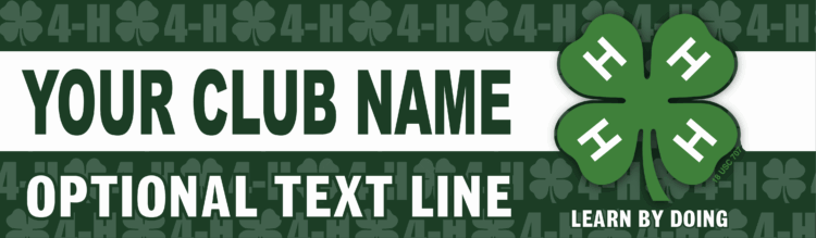 4-h vinyl banner