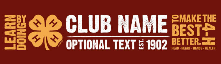 4-h vinyl banner