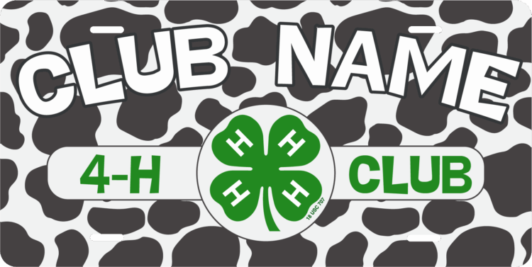 4-h license plate
