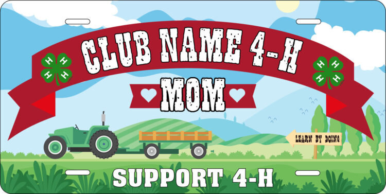 4-h license plate
