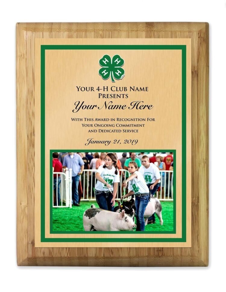 4-h plaque
