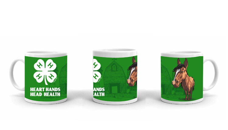 4-H Coffee Mug - 4-H Club horse