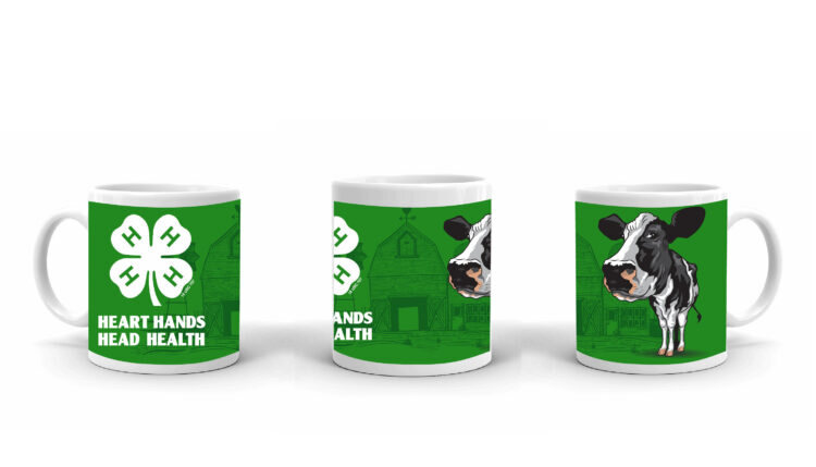 4-H Coffee Mug - 4-H Club dairy cow