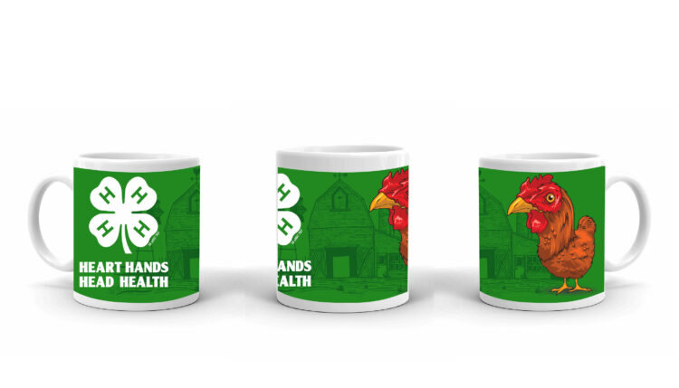 4-H Coffee Mug - 4-H Club chicken
