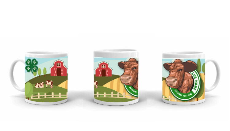 4-H Coffee Mug - 4-H Club beef cattle