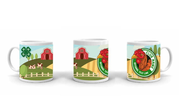 4-H Coffee Mug - 4-H Club chicken