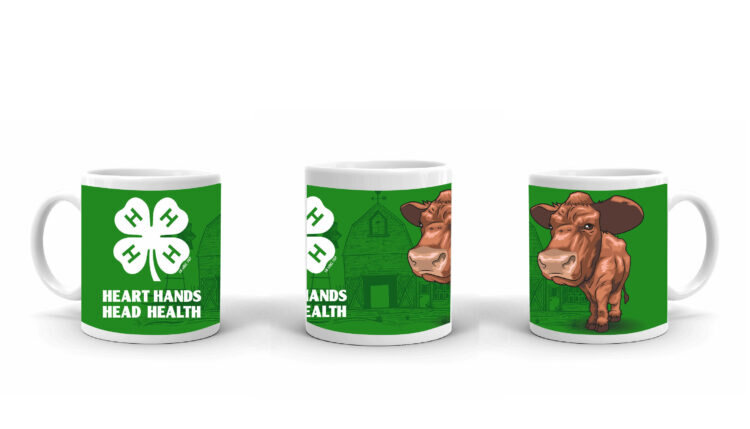4-H Coffee Mug - 4-H Club beef cattle