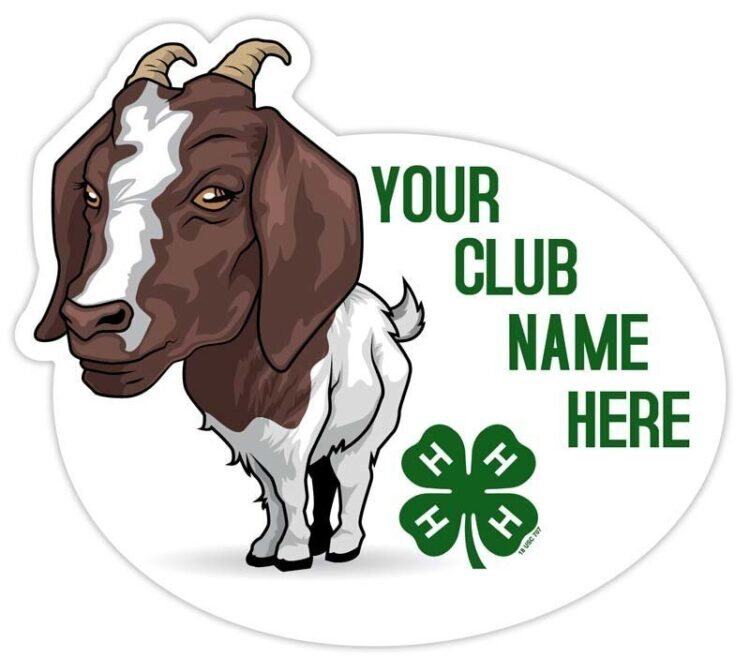 4-h sticker - goat