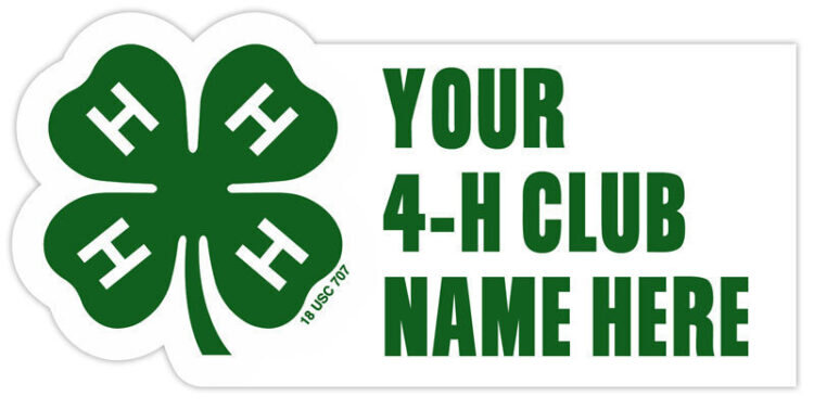 4-h sticker -