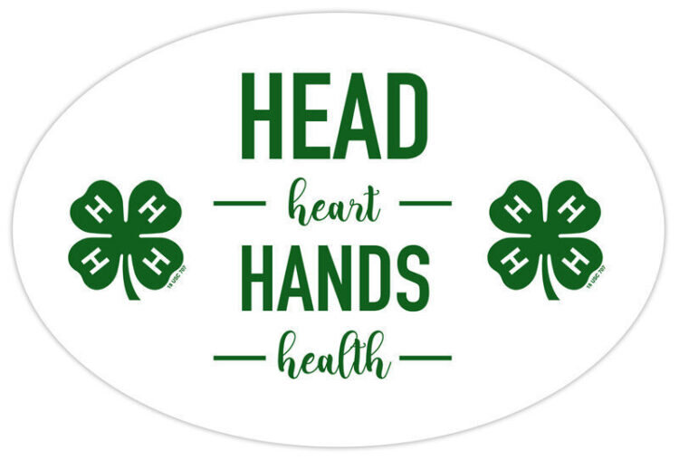 4-h refrigerator magnet -