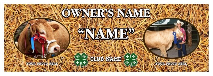 4-H Stall banner - vinyl banner
