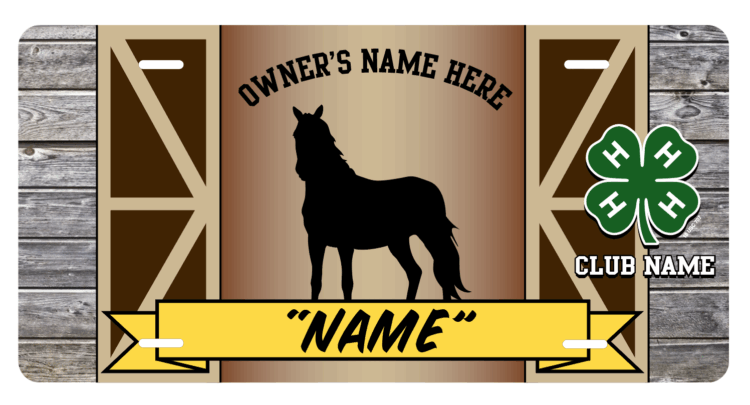 4-h stall tag