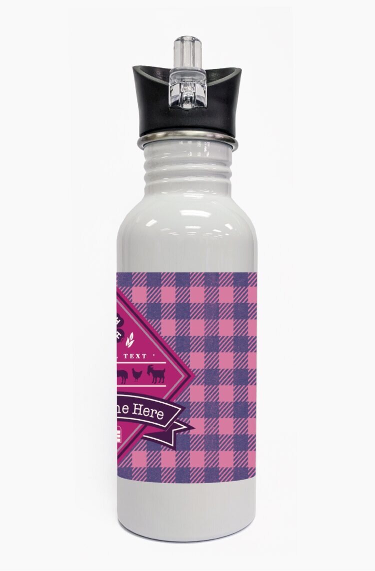 4-h water bottle steel