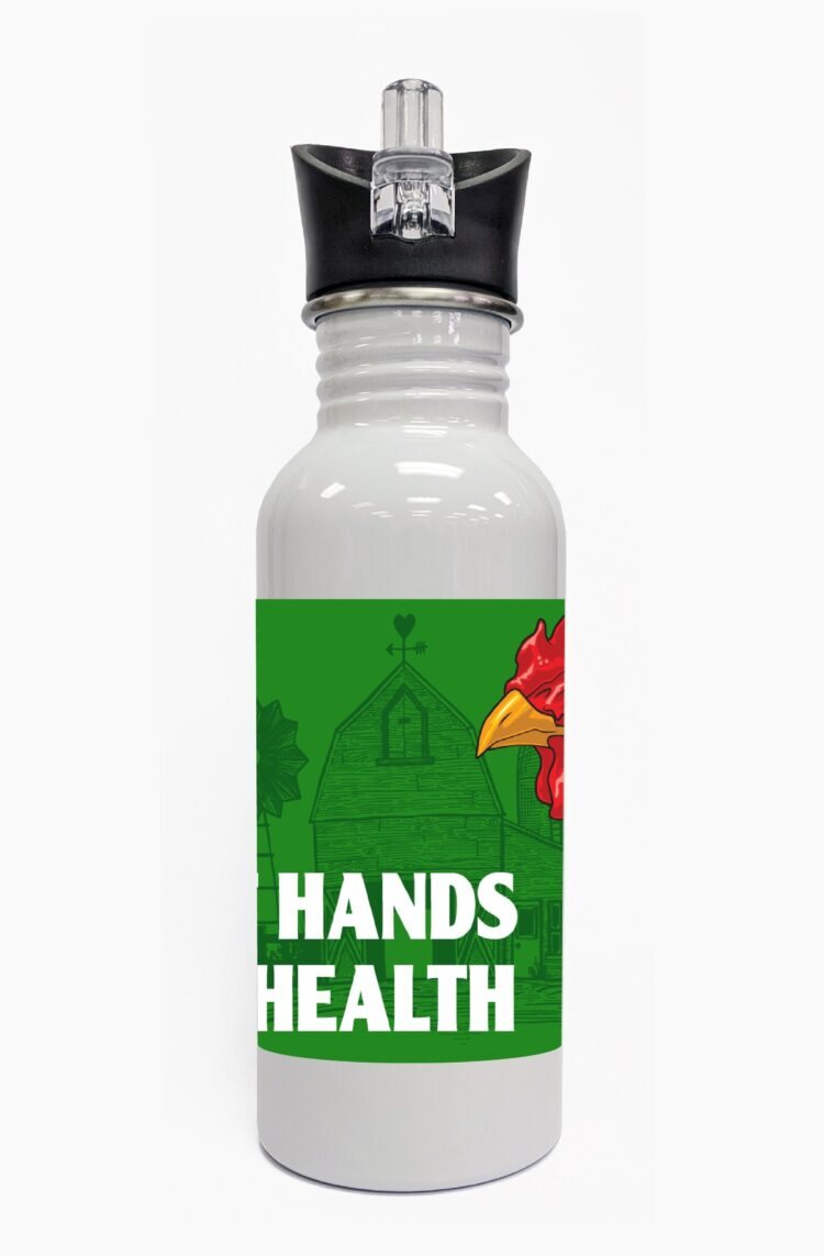 4-h water bottle steel