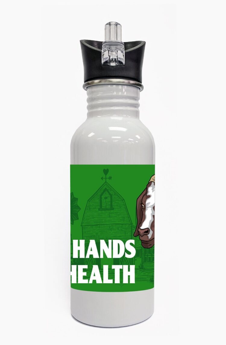 4-h water bottle steel