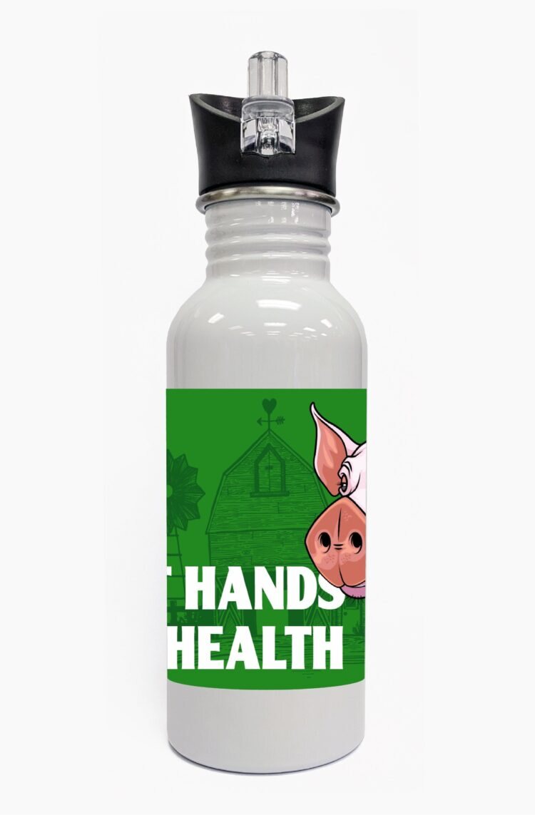 4-h steel water bottle