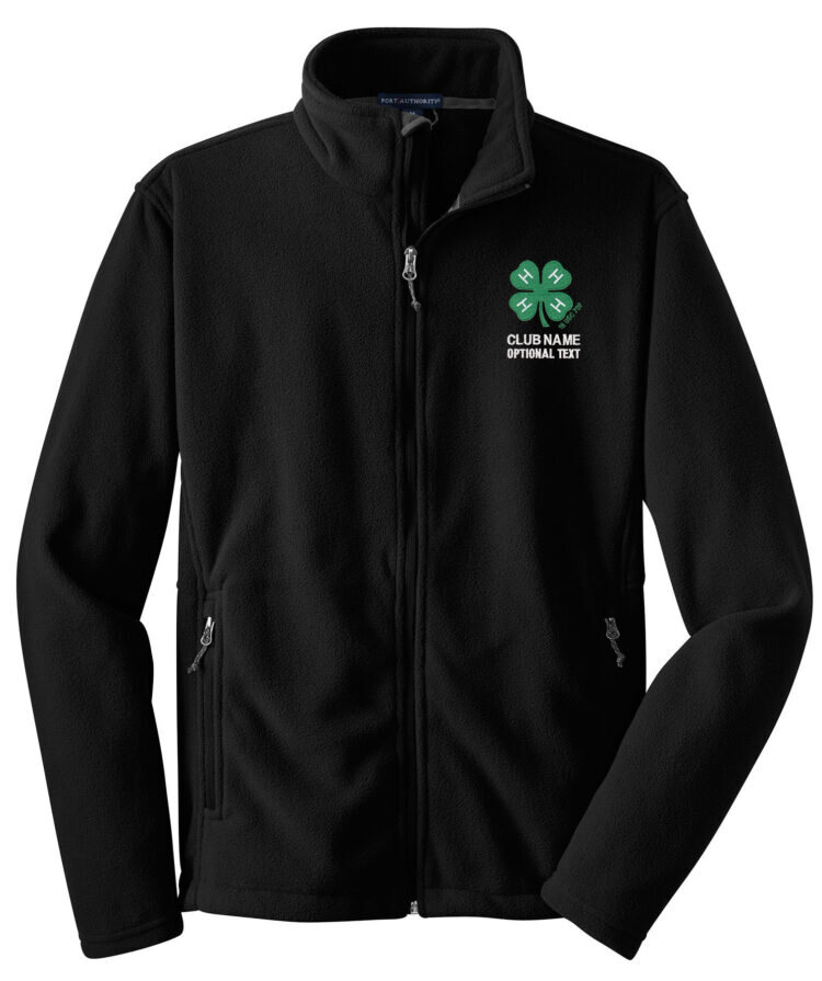 4-h logo fleece jacket