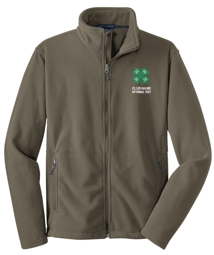 4-h logo fleece jacket