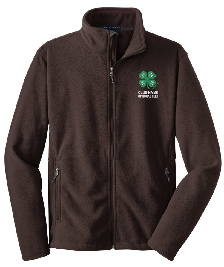 4-h logo fleece jacket