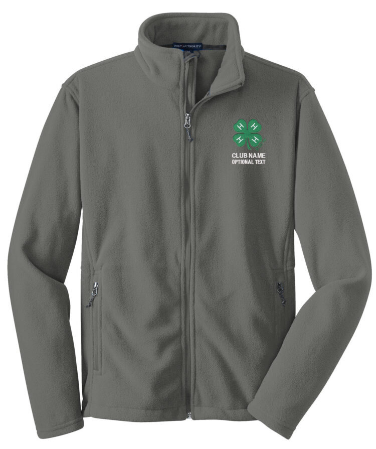 4-h logo fleece jacket