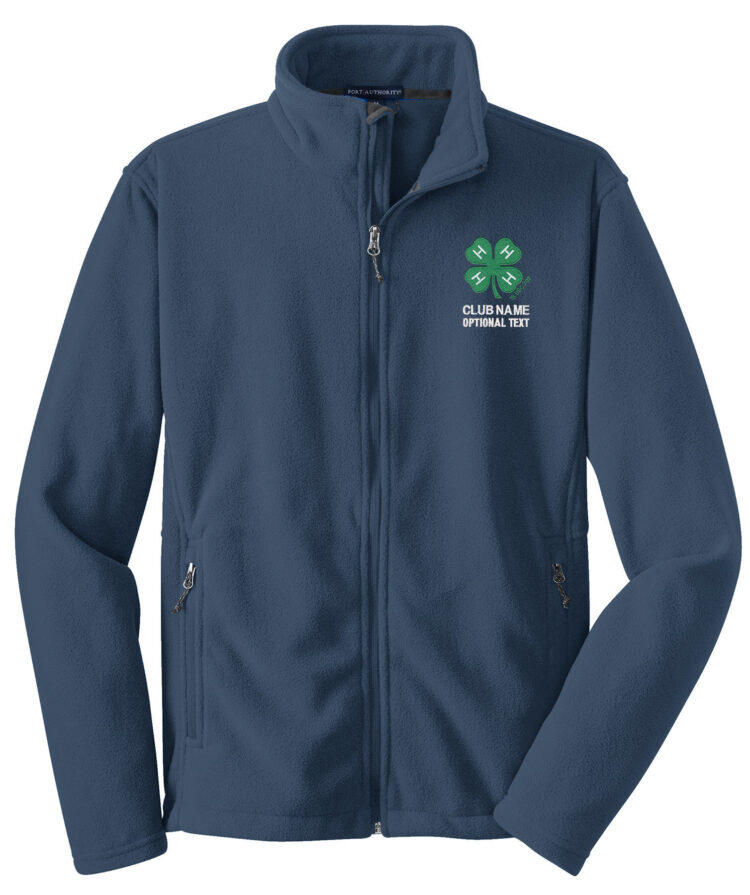 4-h logo fleece jacket