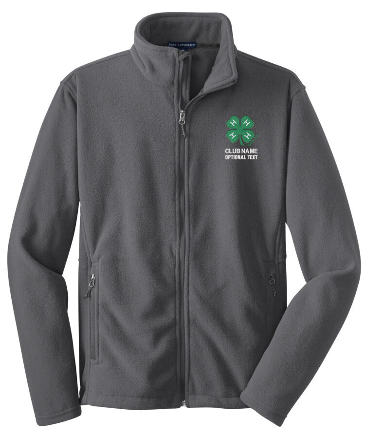 4-h logo fleece jacket