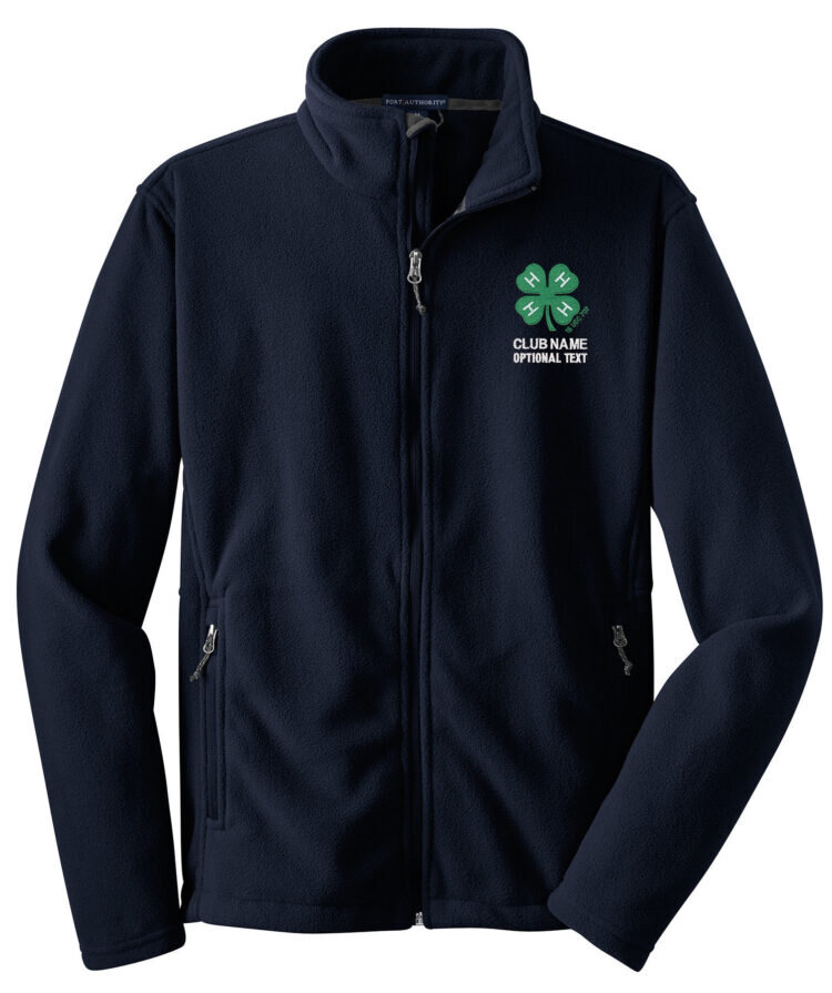 4-h logo fleece jacket