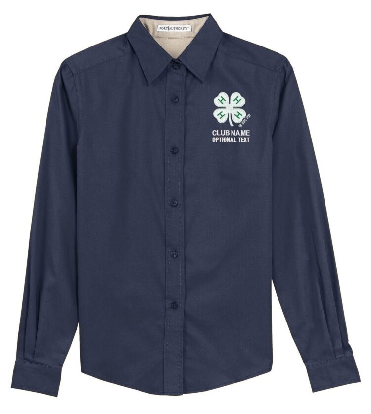 4-h logo dress shirt