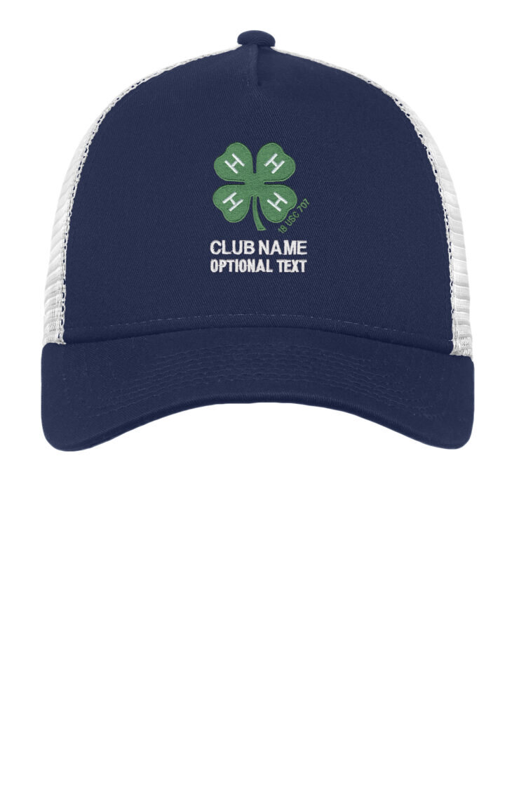 4-h logo ball cap