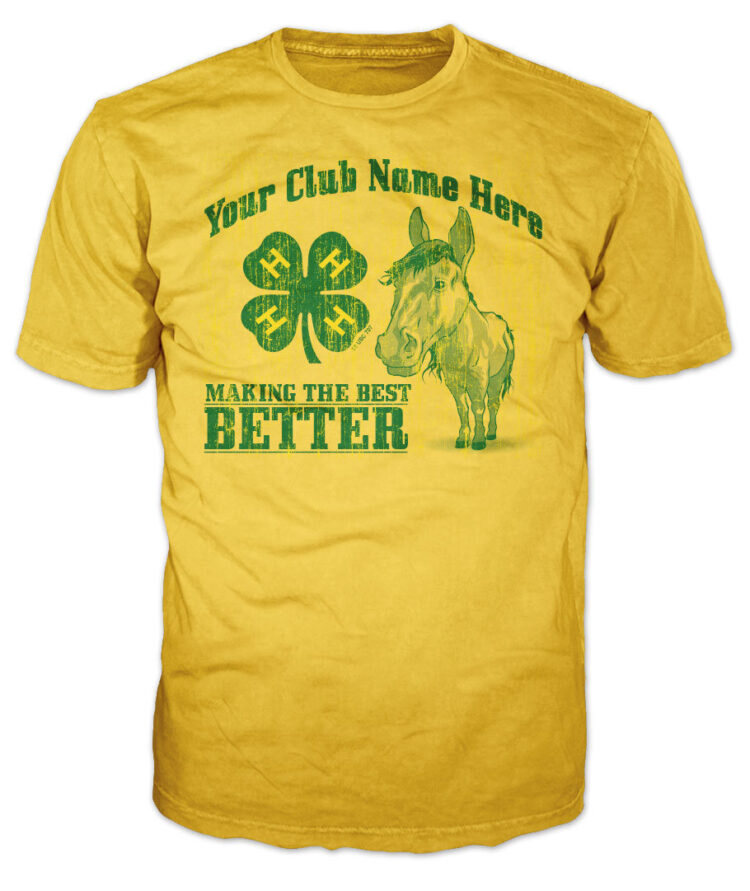 4-h custom t-shirt horse