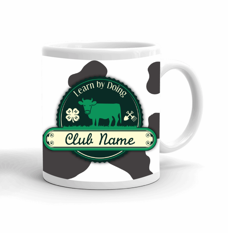 4-H Coffee mug cow