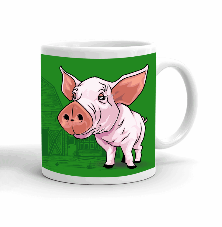 4-H Coffee mug - pig