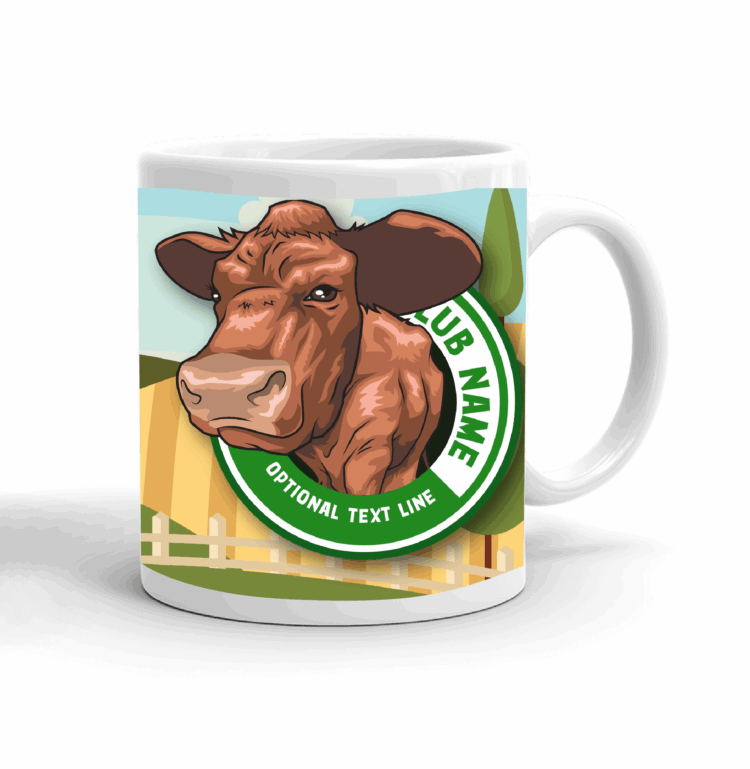 4-H Coffee mug - beef cattle landscape