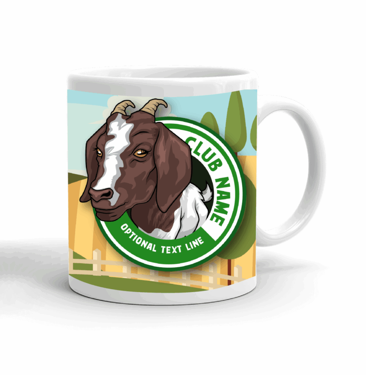 4-H Coffee mug - goat landscape