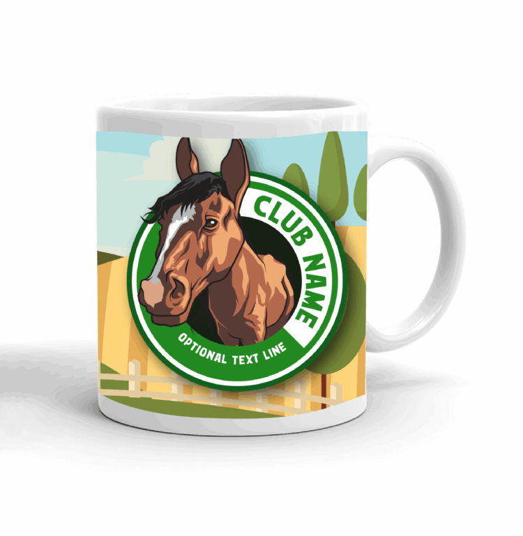 4-H Coffee mug - horse landscape