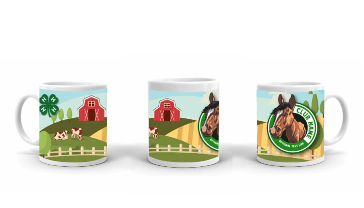 4-H Coffee Mug - 4-H Club horse