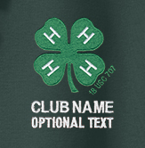 4-h embroidered logo