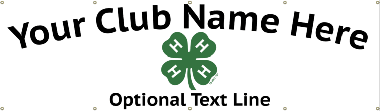 4-h vinyl banner - 4-h club