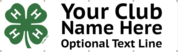 4-h vinyl banner - 4-h club