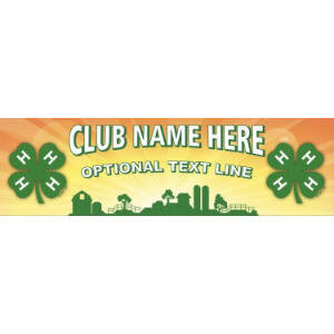 4-h vinyl banner
