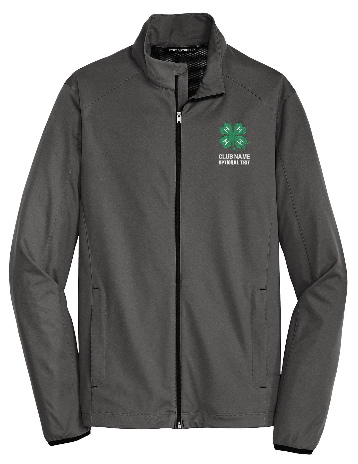 Port Authority® Active Soft Shell Jacket with Embroidered 4-H Logo - 4 ...