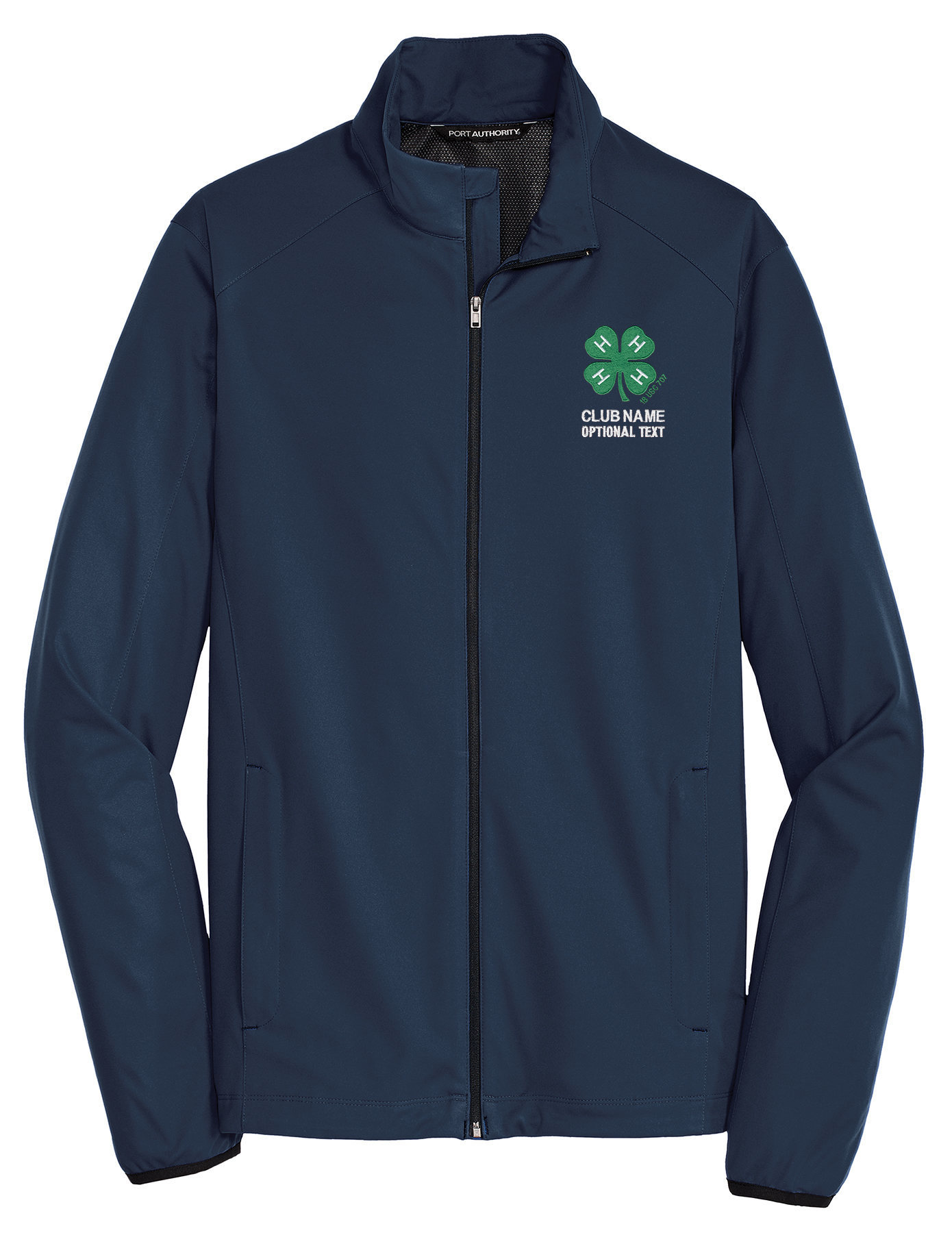 Port Authority® Active Soft Shell Jacket with Embroidered 4-H Logo - 4 ...