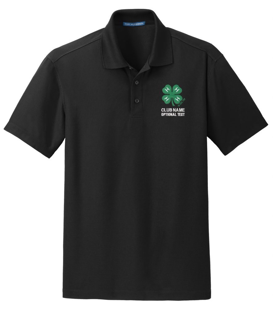 Dry Zone® Grid Wicking Polo with Embroidered 4-H Logo - 4-H Store